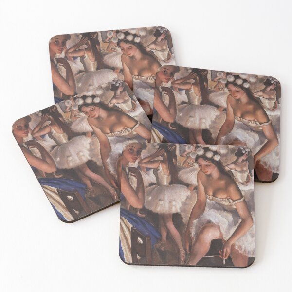 Item preview, Impressionist Ballet Painting Ballerina Dressing Room Art Lovers designed and sold by RickE.