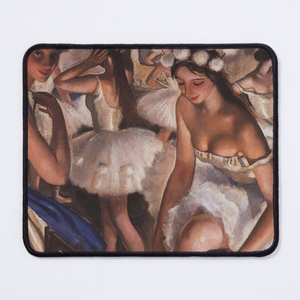 Item preview, Impressionist Ballet Painting Ballerina Dressing Room Art Lovers designed and sold by RickE.