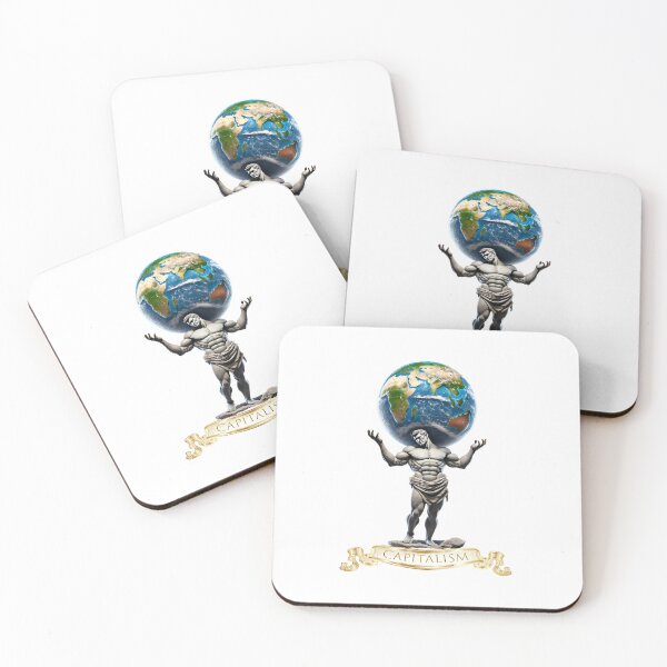 Item preview, Capitalism: Holding the weight of the world on its shoulders designed and sold by The Levee Designs.