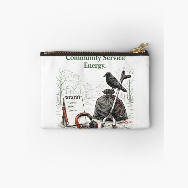 Item preview, True Crime Fan Litter Picker Art designed and sold by ProperPeculiar.