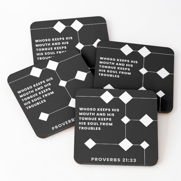Item preview, Proverbs 21:23 designed and sold by Undonemadenew.