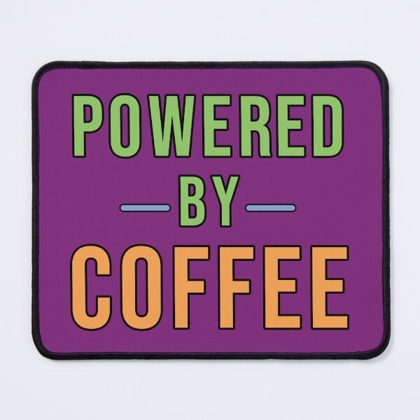 Item preview, Powered by Coffee designed and sold by Kathy Kuczek.