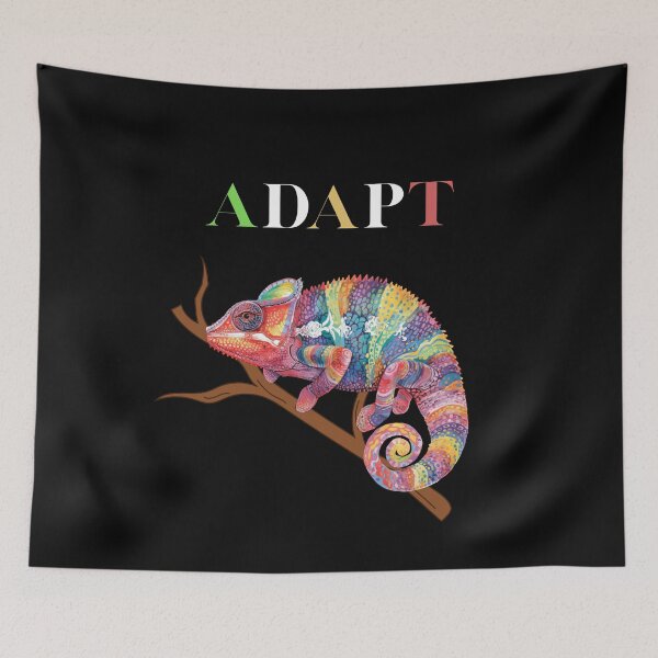 Item preview, Adapt – Psychedelic Chameleon Transformation Art designed and sold by Aquarius-club.
