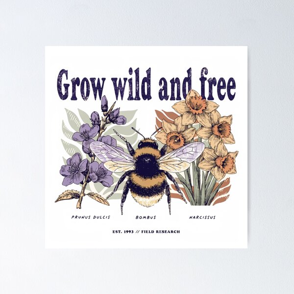 Item preview, Grow wild and free designed and sold by Stellar Geometry.