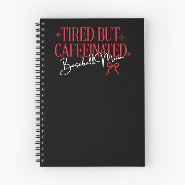 Item preview, Tired But Caffeinated Baseball Mom designed and sold by krystalRomanart.
