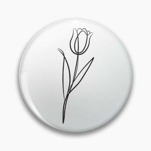 Item preview, Continuous Line Tulip – Minimalist Botanical Line Art designed and sold by Noyalita.