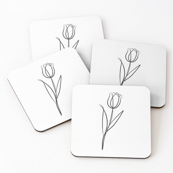 Item preview, Continuous Line Tulip – Minimalist Botanical Line Art designed and sold by Noyalita.