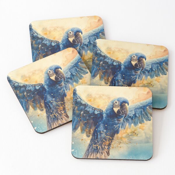 Item preview, Orion: Majestic Blue Macaw – The Art of Quiet Strength designed and sold by Zajumaris Art & Heart.