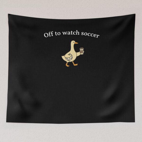 Item preview, Off To Watch Soccer Goose Funny Soccer Mom Goose designed and sold by krystalRomanart.