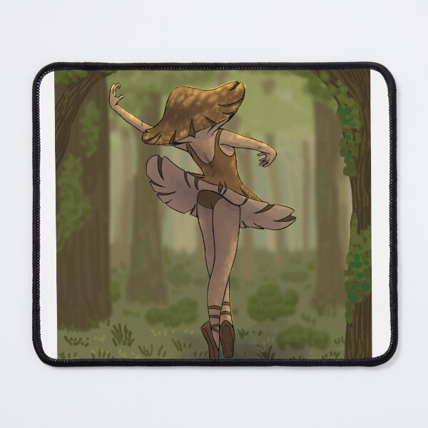 Item preview, Mushroom Ballerina (with background) designed and sold by Mushroom-Lad.