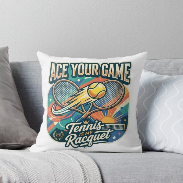 Item preview, Ace Your Game - Retro Tennis Racquet Court Aesthetic designed and sold by Wear Sculpt.
