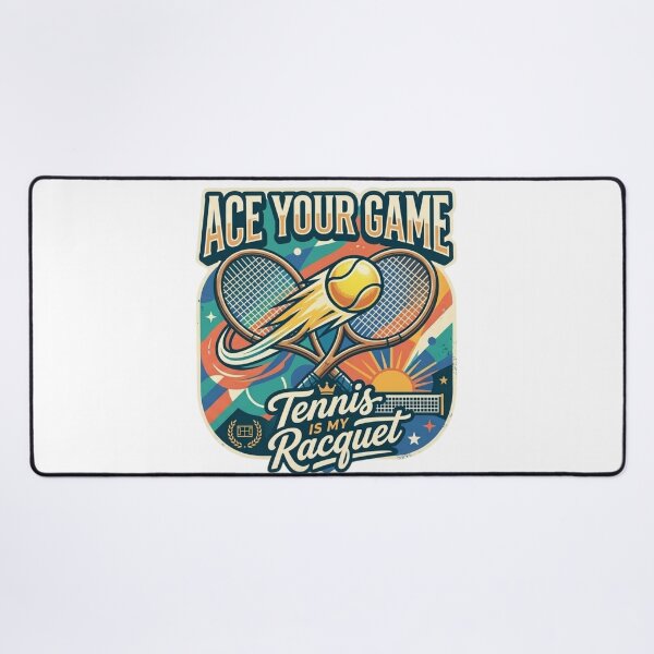 Item preview, Ace Your Game - Retro Tennis Racquet Court Aesthetic designed and sold by Wear Sculpt.
