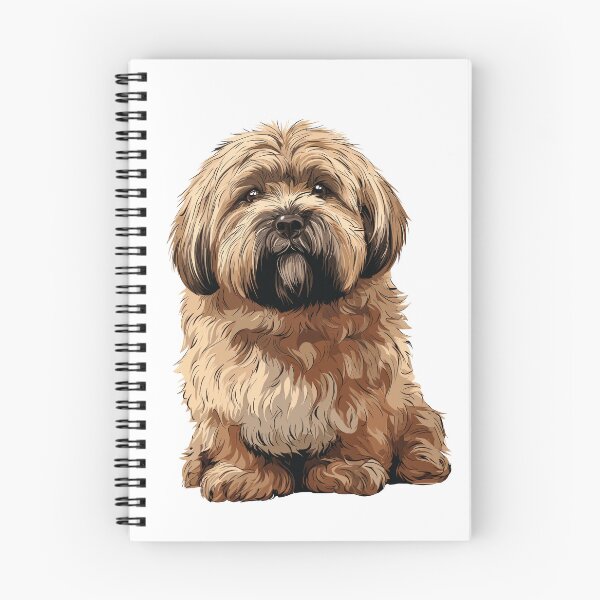 Item preview, Red Lhasa Apso Dog Illustration designed and sold by whyitsme.