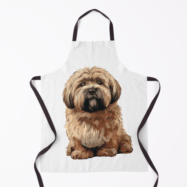 Item preview, Red Lhasa Apso Dog Illustration designed and sold by whyitsme.