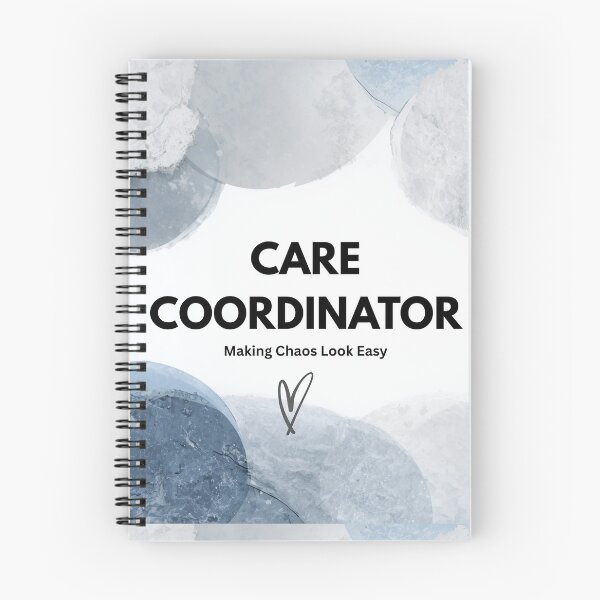 Item preview, Care Coordinator – Making Chaos Look Easy -Blue Marble Edition designed and sold by CalmNestArt.