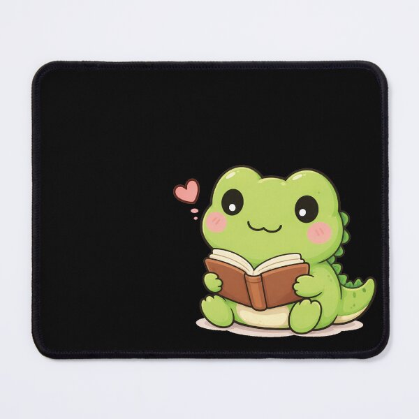Item preview, Cute reading crocodile designed and sold by franky-and-art.