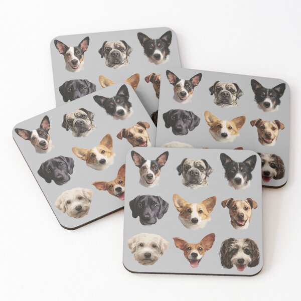 Item preview, Happy Dogs designed and sold by bubblyrainbow.