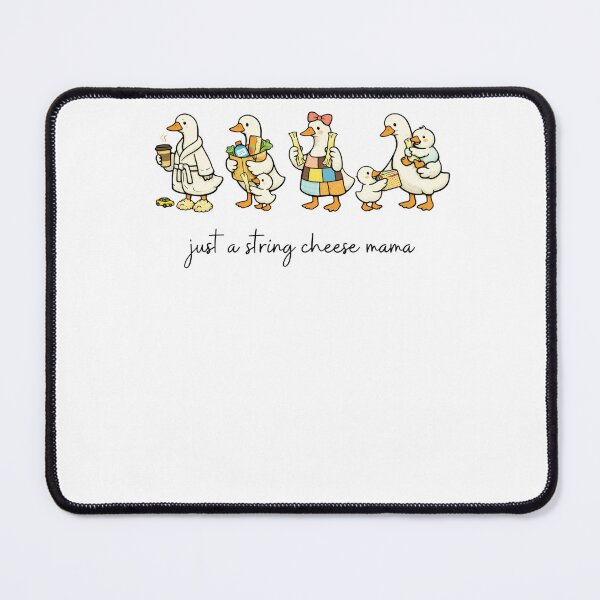 Item preview, Just A String Cheese Mama Funny Coquette Silly Goose Mom designed and sold by krystalRomanart.
