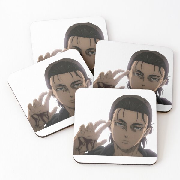 Artikelvorschau, Eren Jäger greift Titan an - Aquarell-Stil-Spritzer-Anime entworfen und verkauft von Office Pixel Lab.