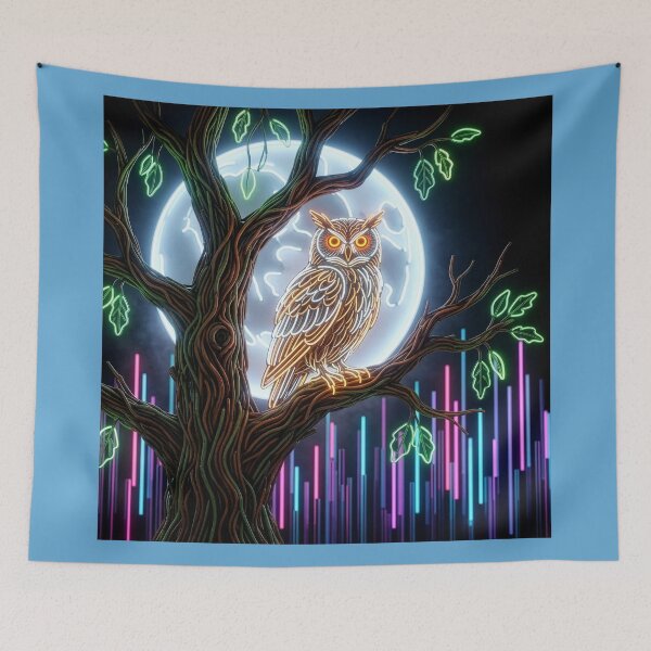 Item preview, Neon Owl designed and sold by Tridentulus.