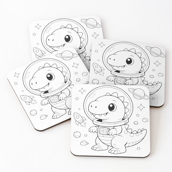 Item preview, Cute space Dino  designed and sold by Theweirdwarehouse.
