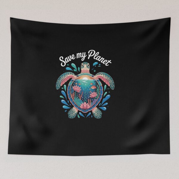 Item preview, Save My Planet Turtle designed and sold by jkrphoto.