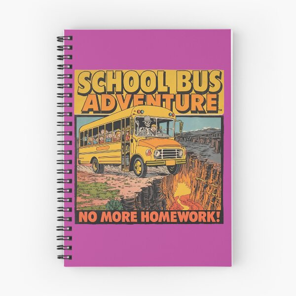 Item preview, School Bus Adventure Skeleton Driver Poster designed and sold by VantagePrints.