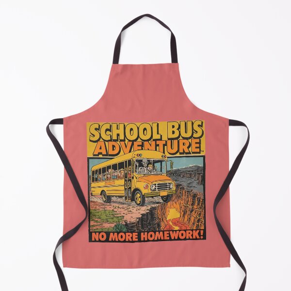 Item preview, School Bus Adventure Skeleton Driver Poster designed and sold by VantagePrints.