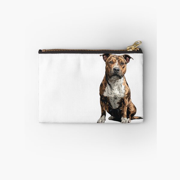 Item preview, Brindle American Pit Bull Terrier Dog Illustration designed and sold by whyitsme.