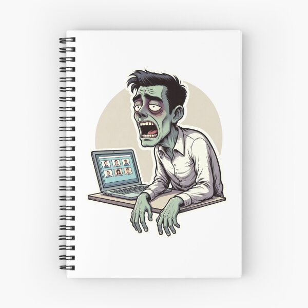 Item preview, Remote Work Zombie Funny Zoom Meeting Burnout Humor designed and sold by ZYNORAworld.