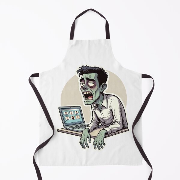 Item preview, Remote Work Zombie Funny Zoom Meeting Burnout Humor designed and sold by ZYNORAworld.