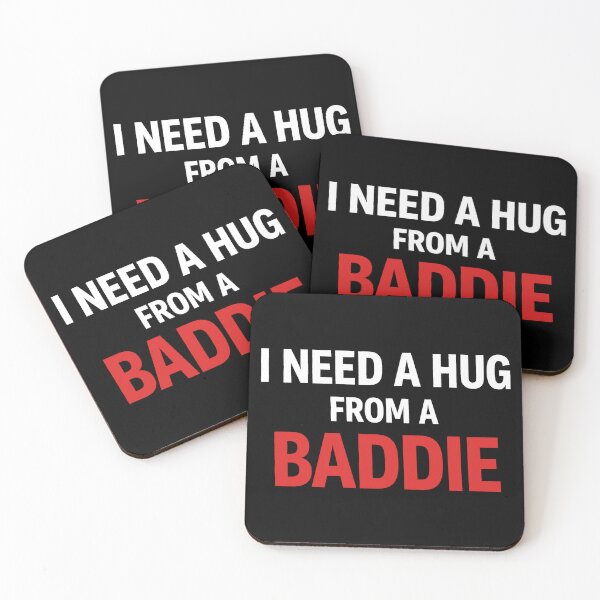 Item preview, I Need A Hug from A Baddie Funny Text Graphic  designed and sold by gear-posters.