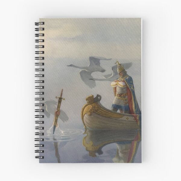 Item preview, Arthurian Legend Painting King Arthur Sword Lake Art Lovers designed and sold by RickE.