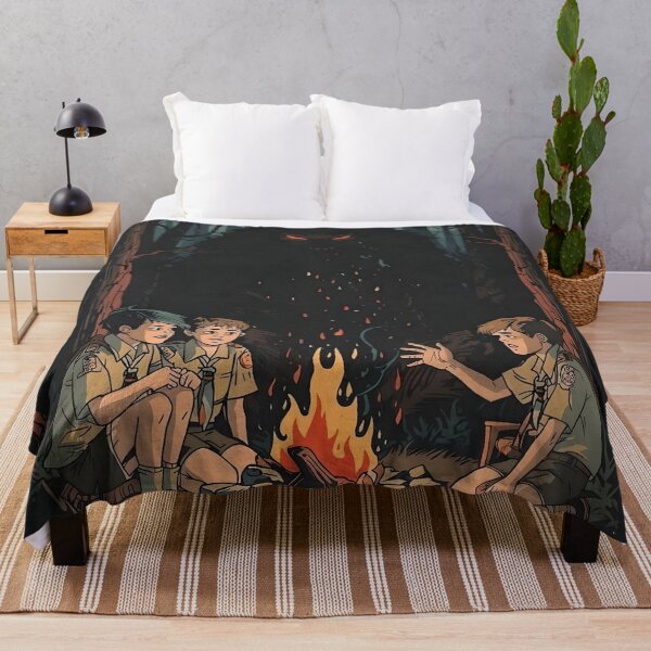 Item preview, Campfire Stories and Bigfoot Illustration designed and sold by VantagePrints.