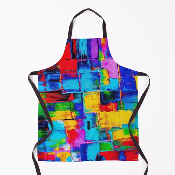 Item preview, Neon Color Block Abstract Painting designed and sold by RidaSalArt.