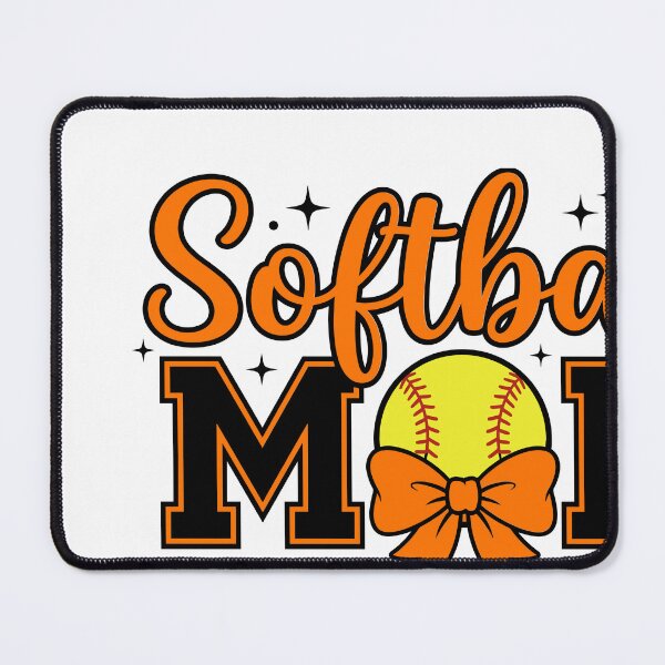 Item preview, Softball Mom Bow Game Day designed and sold by KroghDs.