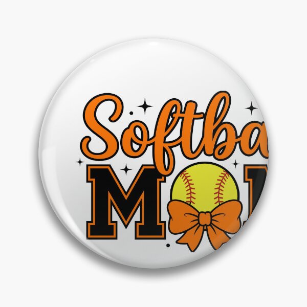 Item preview, Softball Mom Bow Game Day designed and sold by KroghDs.