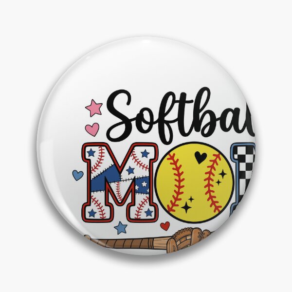 Item preview, Patriotic Softball Mom Bat Glove designed and sold by KroghDs.