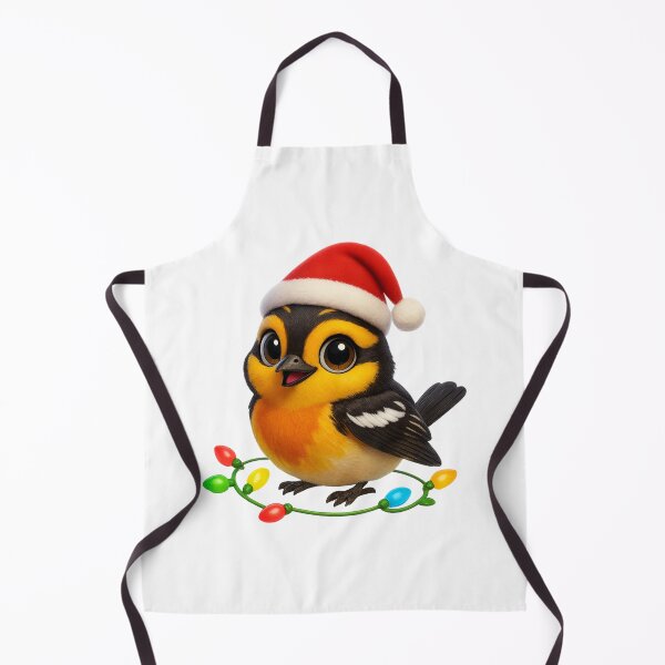 Item preview, Christmas Blackburnian Warbler designed and sold by Sillytoe.