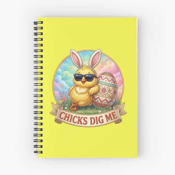 Item preview, Chicks Dig Me – Funny Cool Easter Chick Bunny Ears Design designed and sold by relso.