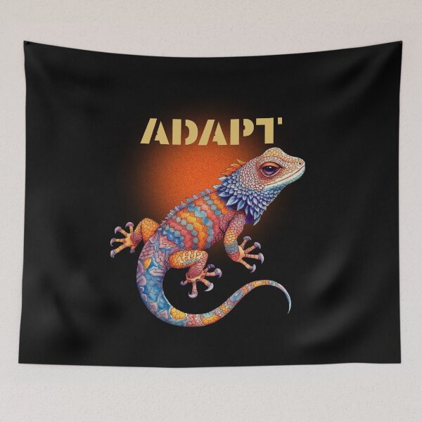 Item preview, Color Explosion Chameleon – Vibrant Psychedelic Animal designed and sold by Aquarius-club.