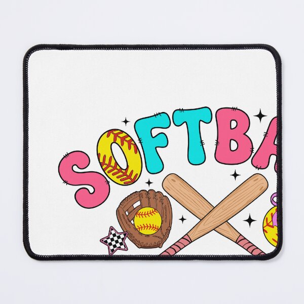 Item preview, Girls Softball Bow and Bats designed and sold by KroghDs.