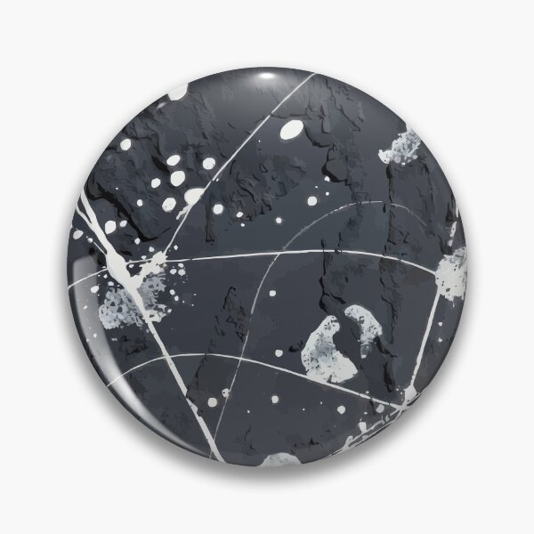 Item preview, Black and White Abstract Splatter Art designed and sold by RidaSalArt.