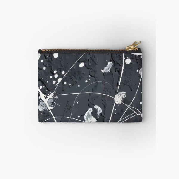 Item preview, Black and White Abstract Splatter Art designed and sold by RidaSalArt.