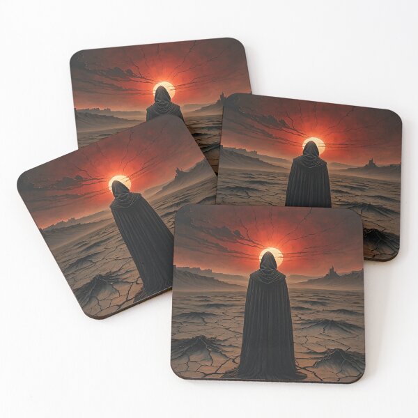 Item preview, Figure Wasteland — Dark Surrealism Art Print designed and sold by ReliquiaeArt.