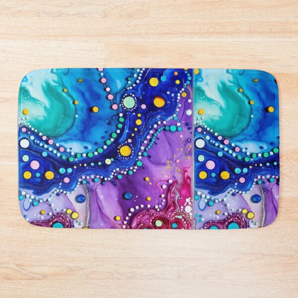 Item preview, Colorful Fluid Abstract Bubble Art designed and sold by RidaSalArt.