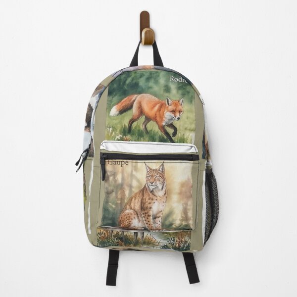 Item preview, Watercolor portraits of 12 Nordic wild animals – Repeated designed and sold by Ratatosk-AI.