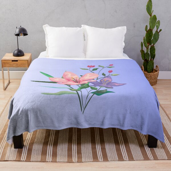 Item preview, Pastel Lily Flower Bouquet – Soft Floral Botanical Illustration designed and sold by Dream Color Studio.