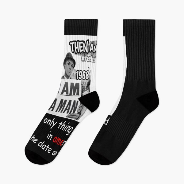 Item preview, Then and Now Civil Rights: I am a Man & Black People Aren't Apes designed and sold by RextacularRocks.