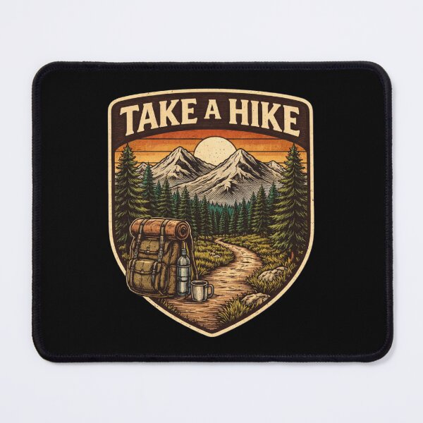 Item preview, Take A Hike Vintage Hiking Adventure Nature designed and sold by Tropivaro.
